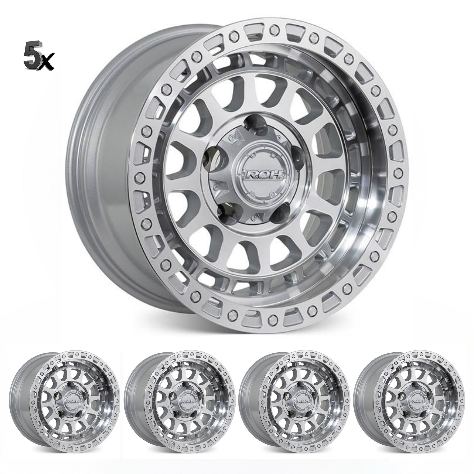 Assault-Full-Machined-x-5.jpg LC71/LC76/LC78/LC79 (16X9) 5x Assault Full Machined (5/150) -12/-59 Offset - Image 1