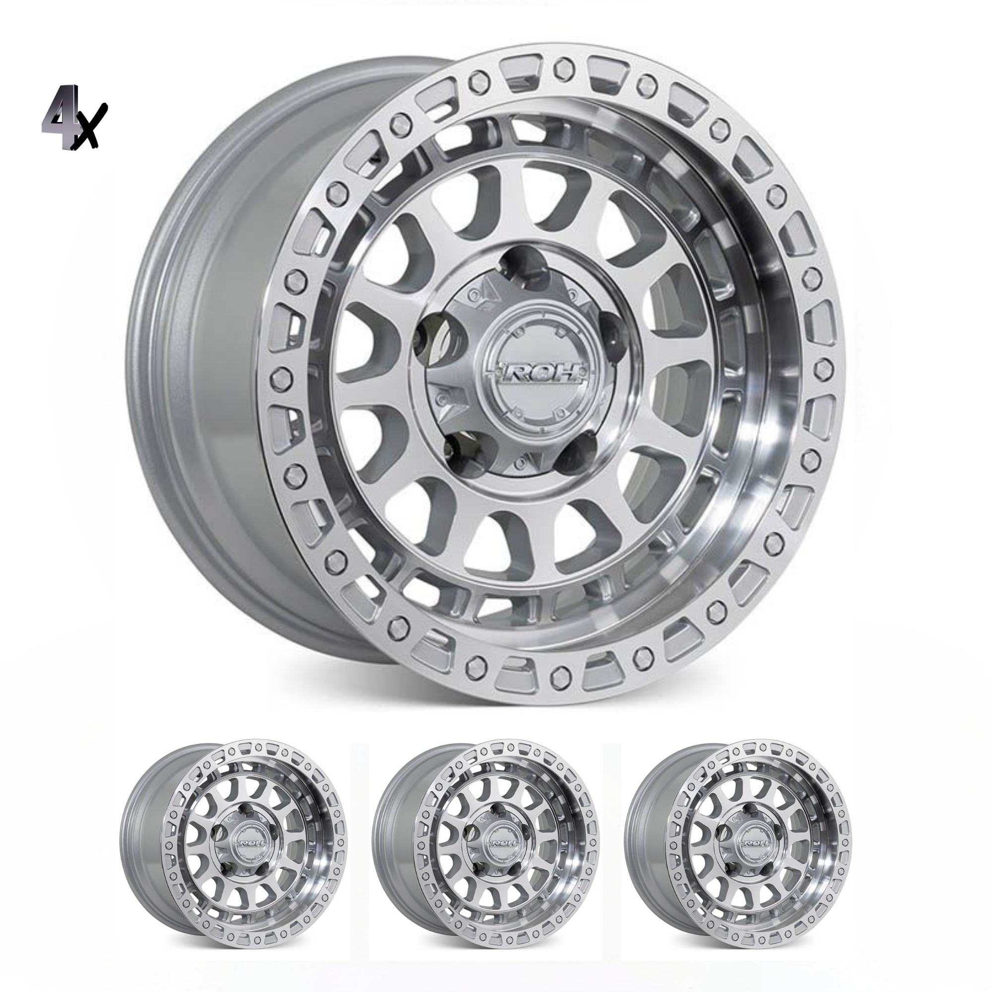 Assault-Full-Machined.jpg LC300 (17X9) 4x Assault Full Machined (6/139) +40 OFFSET - Image 1