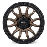 Prado 250 (17X9) RAID MATT BLACK BRONZE 4x ALLOY WHEELS (6/139) +35 - Image 4