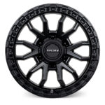 Prado 250 (17X9) RAID MATT BLACK GRAPHITE 4x ALLOY WHEELS (6/139) +35 - Image 4
