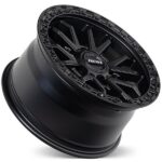 Prado 250 (17X9) RAID MATT BLACK 4x ALLOY WHEELS (6/139) +35 - Image 3