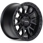 Prado 250 (17X9) RAID MATT BLACK 4x ALLOY WHEELS (6/139) +35 - Image 2