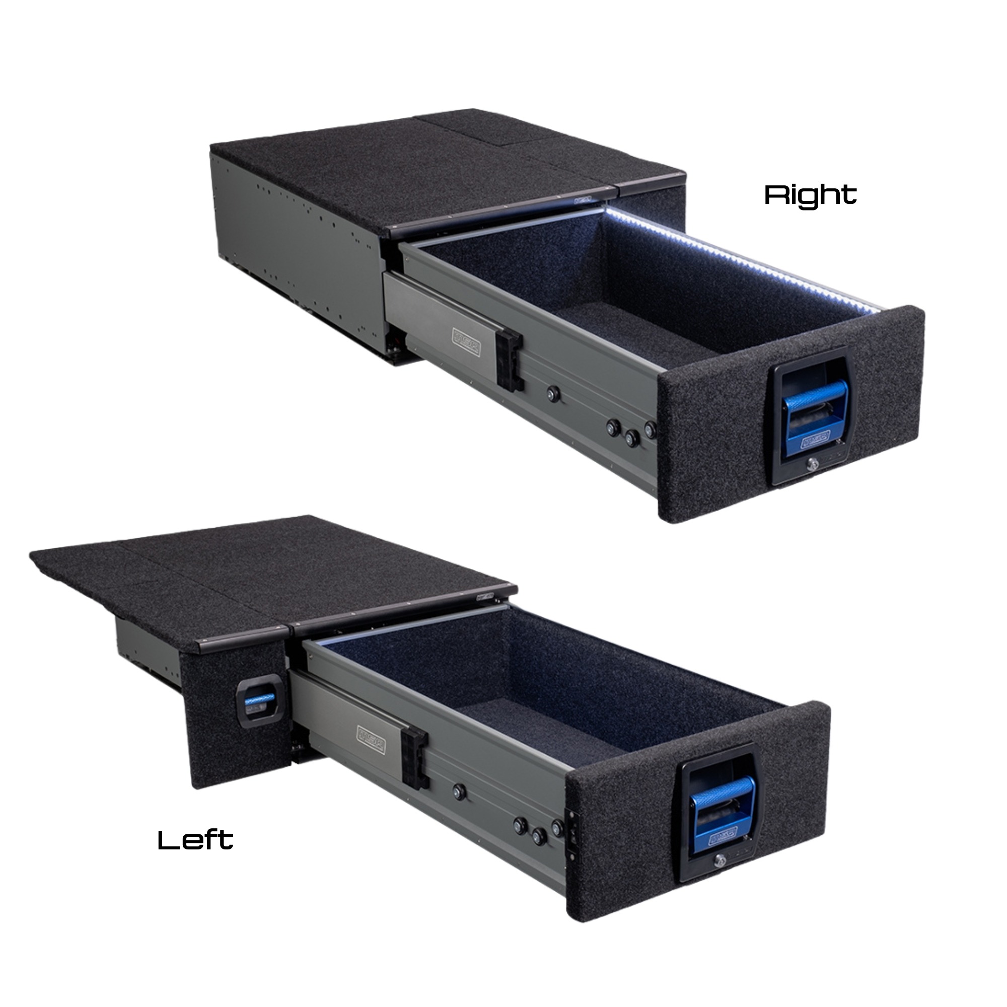 930-Left_Right-Storage-Drawer-System-1.jpg LC76 COMPLETE SINGLE LEFT/RIGHT STORAGE DRAWER KIT 2007+ - Image 1