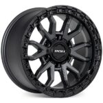 EVEREST (17X9) RAID MATT BLACK GRAPHITE 4x ALLOY WHEELS (6/139) +35 - Image 2