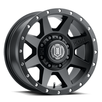 1818908955SB REBOUND HD 8x180" / 18x9 SATIN BLACK