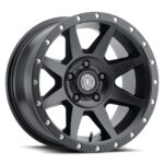 1817858547SB REBOUND 5x5.5 / 17x8.50 SATIN BLACK