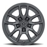 JK/JL/JT (17x8.50) 5 x VECTOR5 SATIN BLACK 5x5 -6 OFFSET - Image 3