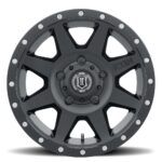 RAM 1500 (17x8.50) 4 x REBOUND SATIN BLACK 5x5.5 (0 OFFSET) - Image 3