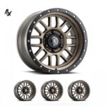 RAM 1500 (17x8.50) 4x ALPHA BRONZE 6x5.5" (0 OFFSET)