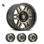 LC100/LC200/LX470/LX570 (17×8.50) 4 x BRONZE SIX SPEED 5×150 +25 Offset