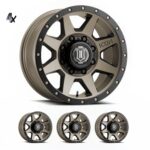 RAM 2500 (17x8.50) 4 x BRONZE REBOUND HD 8x6.5 +13 OFFSET