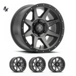 SILVERADO/SUBURBAN/SIERRA 1500 (17x8.50) 4x REBOUND TITANIUM 6x5.5" (0 OFFSET)