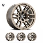 (17x8.50) 4x VECTOR6 BRONZE 6x5.5" (0 OFFSET)