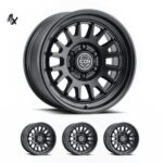 F-150 (17x8.5) 4x ANZA SATIN BLACK 6x135 +6 OFFSET