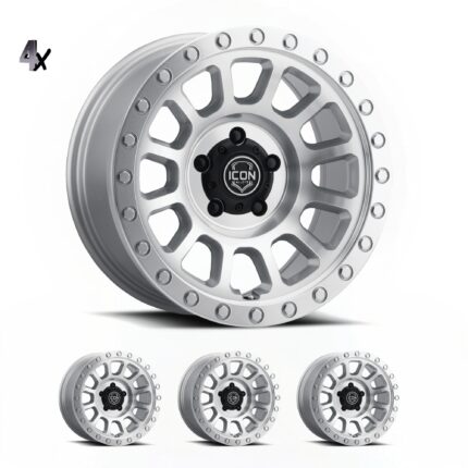 F-150 (17x8.5) 4x HULSE SILVER MACHINED 6x135 +6 OFFSET