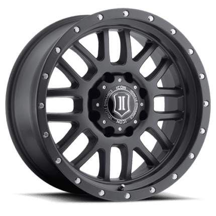 1217858347SB ALPHA 6x5.5" / 17x8.50 BLACK WITH BLACK RING