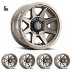 JK/JL/JT (17x8.5) 5x REBOUND PRO BRONZE 5x5 -6 OFFSET