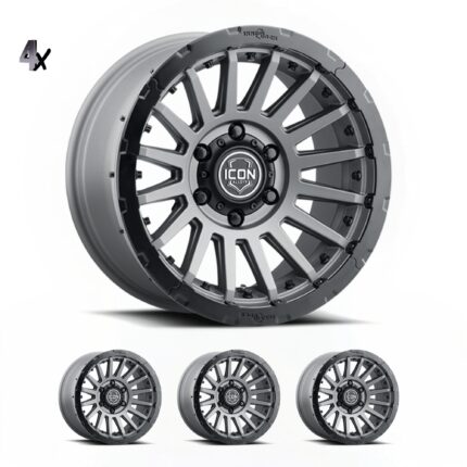 LC100 (17x8.5) 4x RECON PRO CHARCOAL 5x150 +25 OFFSET