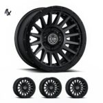 F-150 (17x8.5) 4x RECON PRO SATIN BLACK 6x135 +6 OFFSET