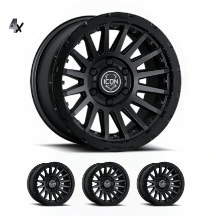 LC100 (17x8.5) 4x RECON PRO SATIN BLACK 5x150 +25 OFFSET