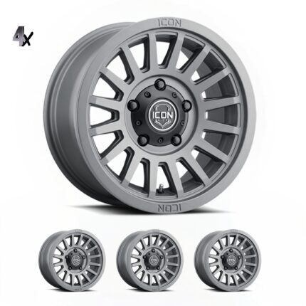 LC200 (17x8.5) 4x RECON SLX CHARCOAL 5x150 +25 OFFSET