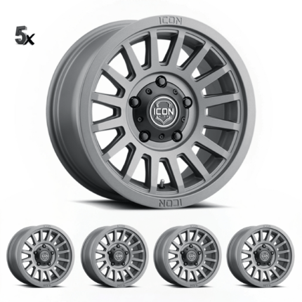 Y61 (17x8.5) 5x RECON SLX CHARCOAL 6x5.5" (0 OFFSET)
