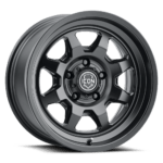 JK/JL/JT (17x8.5) 5x NUEVO SATIN BLACK 5x5 -6 OFFSET - Image 2