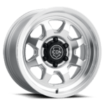 (17x8.5) 4x NUEVO SILVER MACHINED 6x5.5 (0 OFFSET) - Image 4