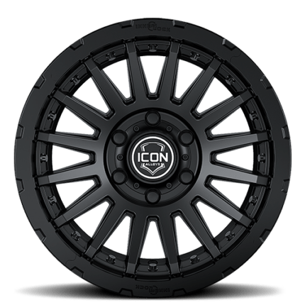 23617856350SB	ICON ALLOYS RECON PRO SAT BLK 17 X 8.5 / 6 X 135 +6MM