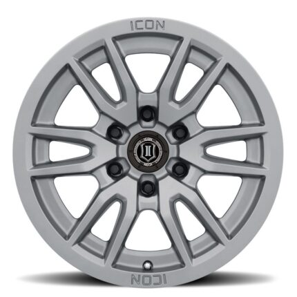 2417859057TT	ICON ALLOYS VECTOR6 TITANIUM 17 X 8.5 / 6 X 5.5 +25MM / 5.75" BS