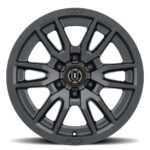 LC300 (17x8.5) 4x VECTOR6 Satin Black 6x5.5 +25 OFFSET - Image 3
