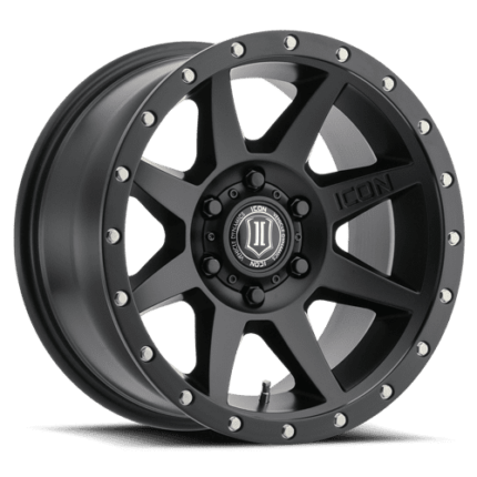 1817858347SB REBOUND 6x5.5" / 17x8.50 SATIN BLACK