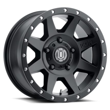 1817857345SB REBOUND 5x5 / 17x8.50 SATIN BLACK