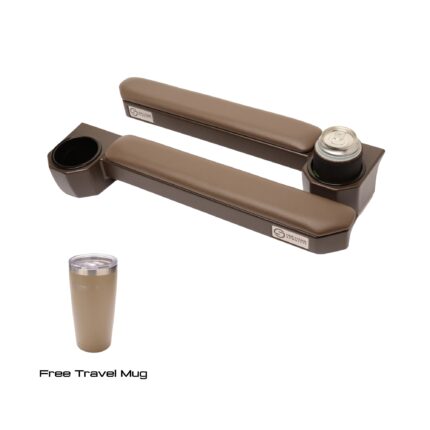 LC 70 Armrest Brown Full set (driver + passenger side)