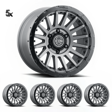 Y61 (17x8.5) 5x RECON PRO CHARCOAL 6x5.5" (0 OFFSET)