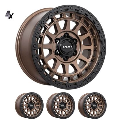 LC300 (17X9) 4x MATT BLACK BRONZE ASSAULT WHEELS (6/139) +40 OFFSET