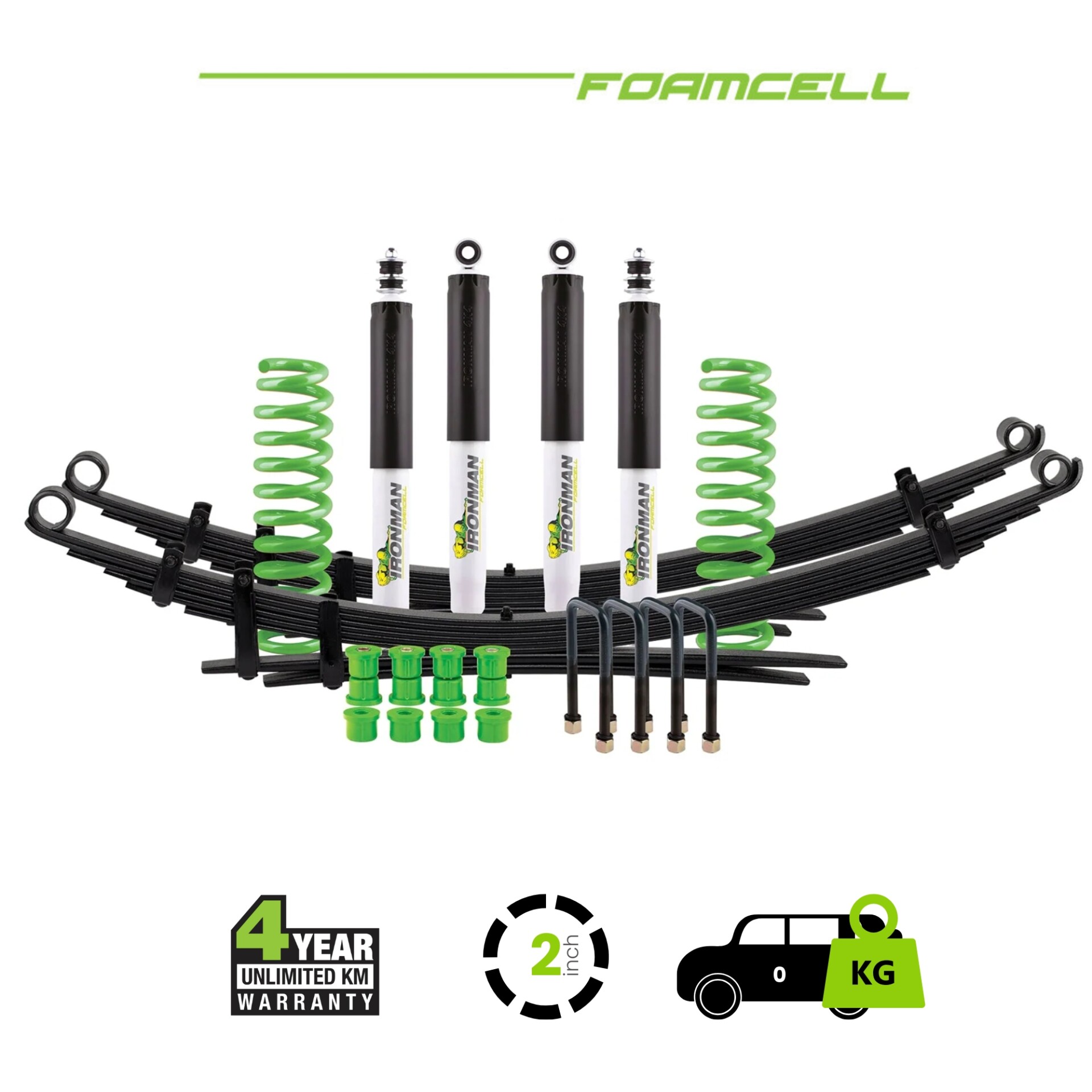 01-LC78-Foam-Cell-Suspension-Kit-2-Inch-Lift-No-Weight LC78 Foam Cell Suspension Kit - 2 Inch Lift - Image 1