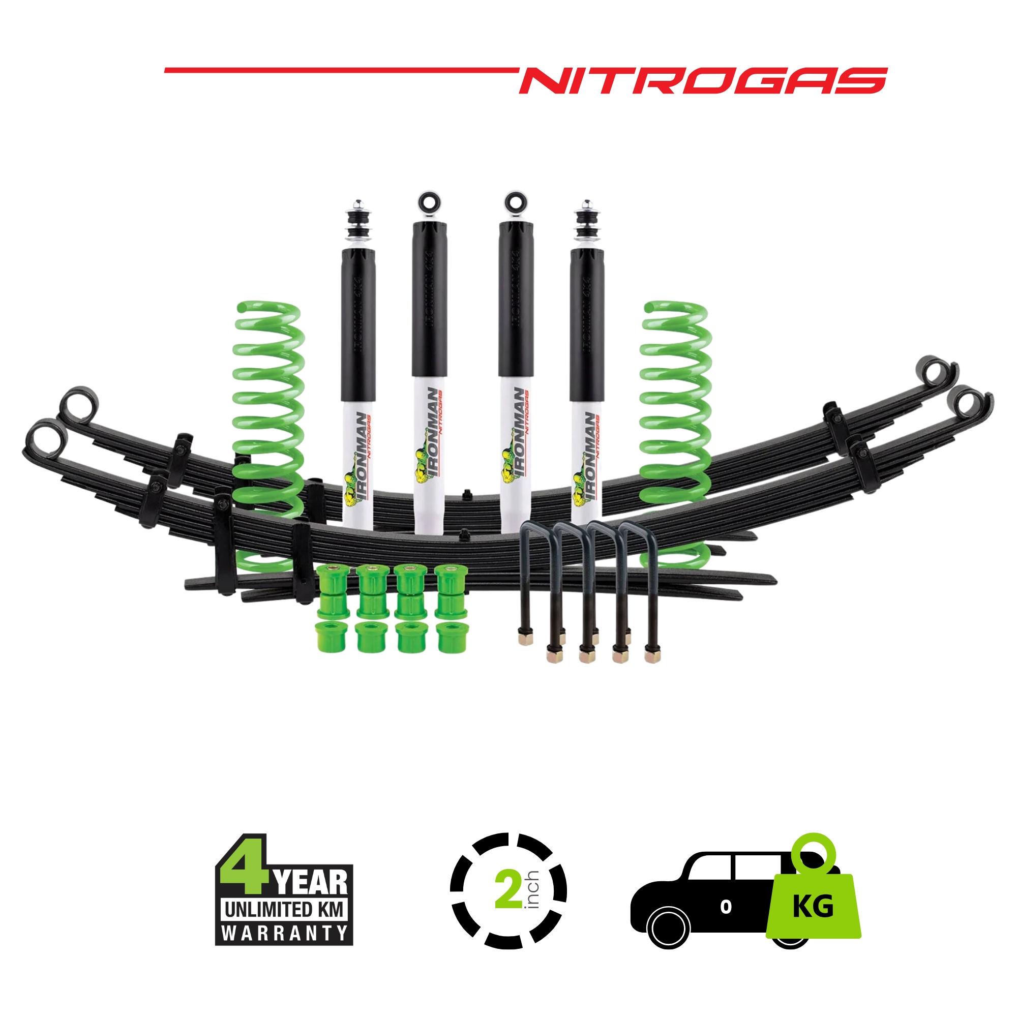02-LC79-Nitrogas-Suspension-Kit-2-Inch-Lift-No-Weight LC79 Nitrogas Suspension Kit 2 Inch Lift - Image 1