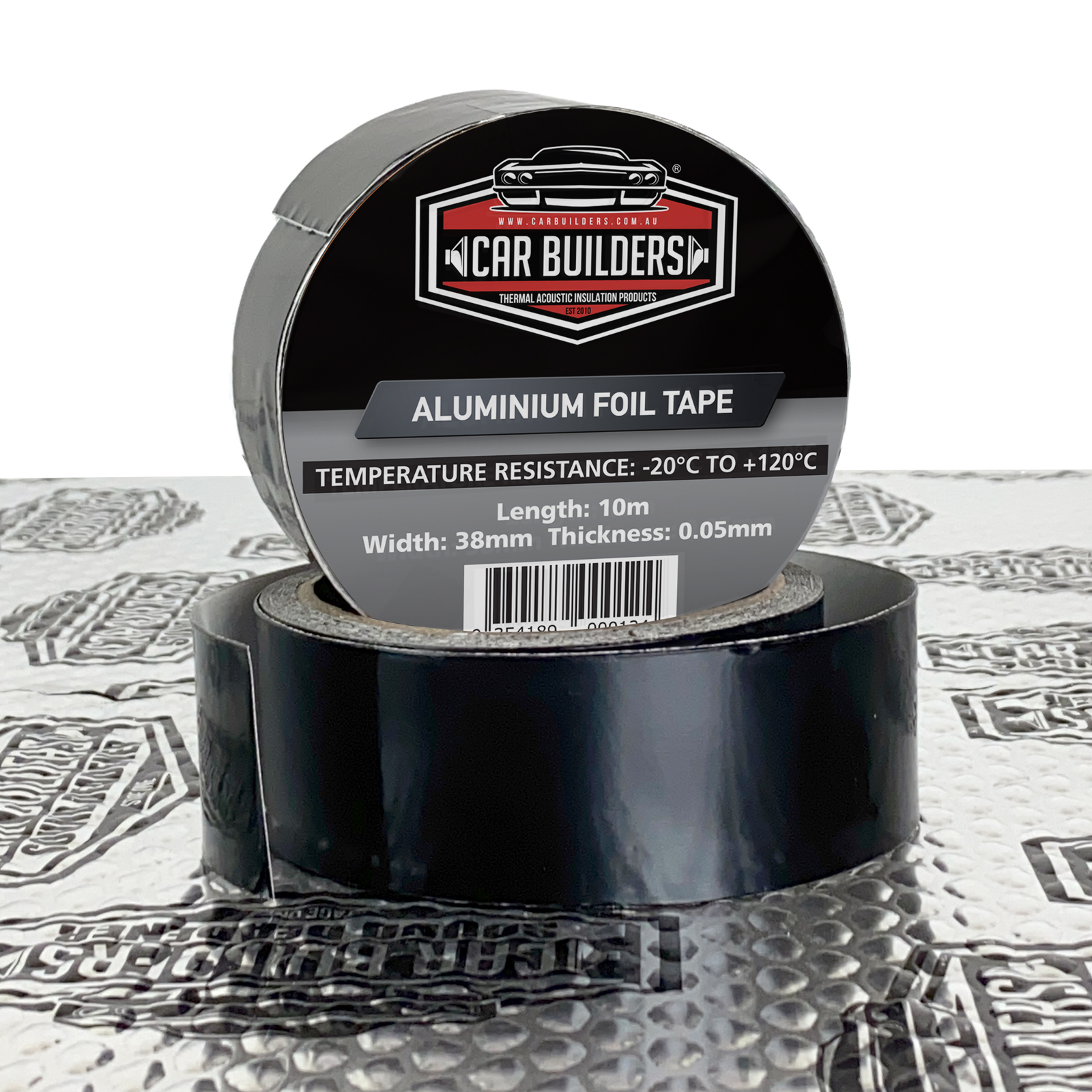 FT_BLK.jpg Aluminium Foil Tape, Black - Image 1