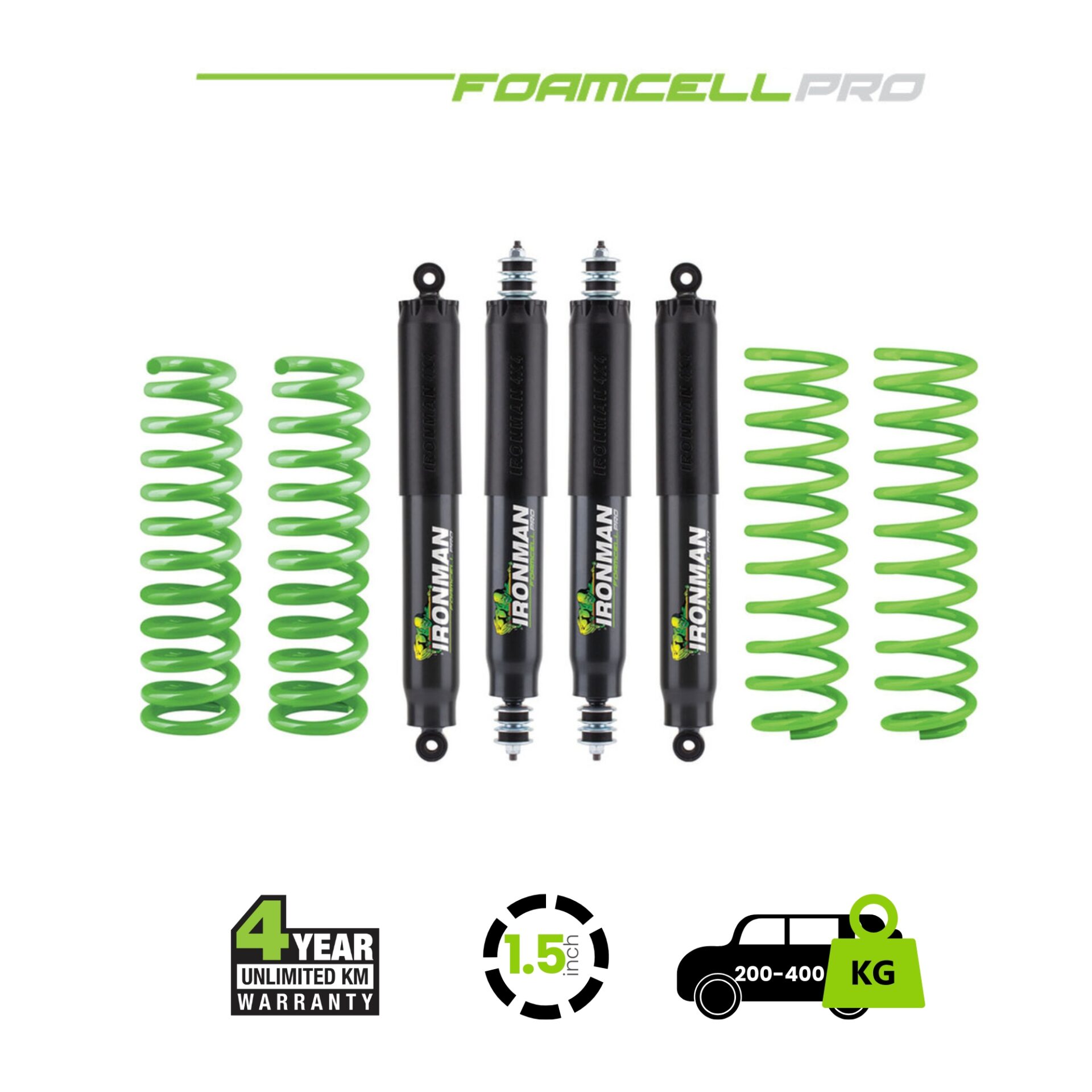 JL-Foamcell-Pro-Suspension-Kit-250-450 Wrangler Foam Cell Pro Suspension Kit - 250-450 Heavy - Image 1