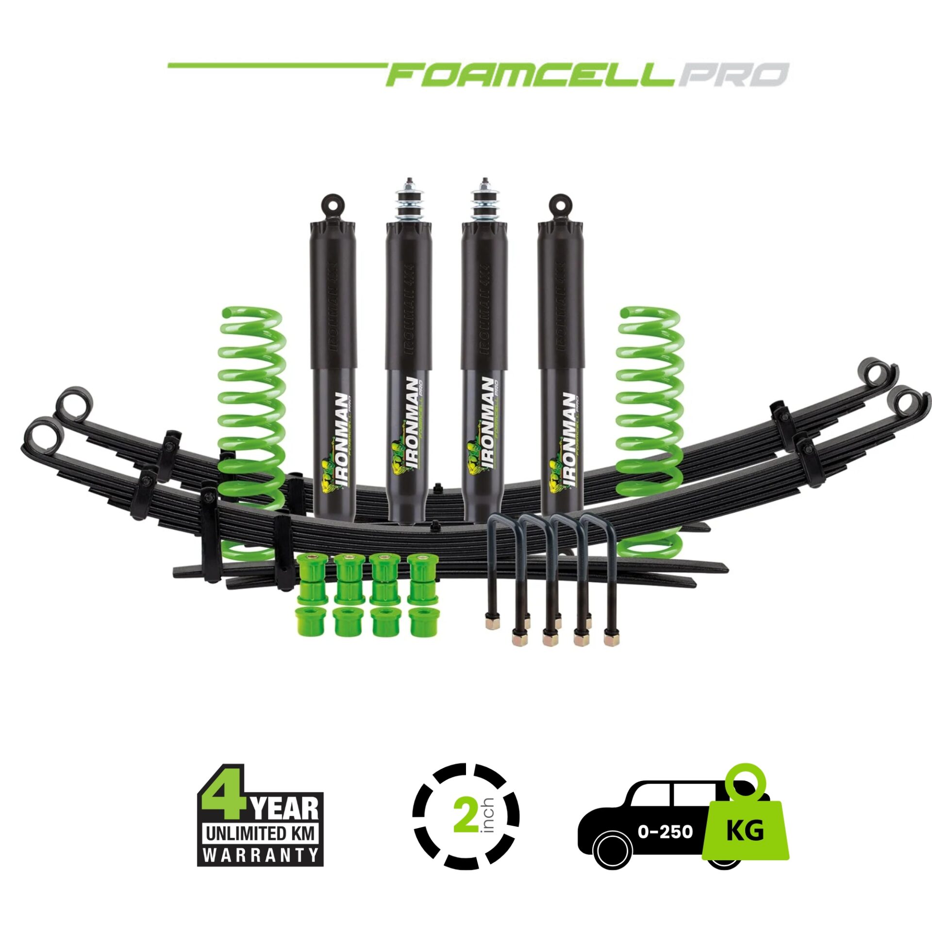 LC78-Foam-Cell-Pro-Suspension-Kit-2-Inch-Lift-0-250 LC78 Foam Cell Pro Suspension Kit - 2 Inch Lift 0-250 - Image 1