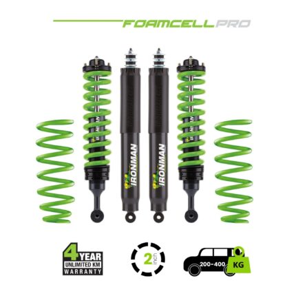 Prado 150  2 Inch Foam Cell Pro Kit - 200-400 Rear Medium with Accessories