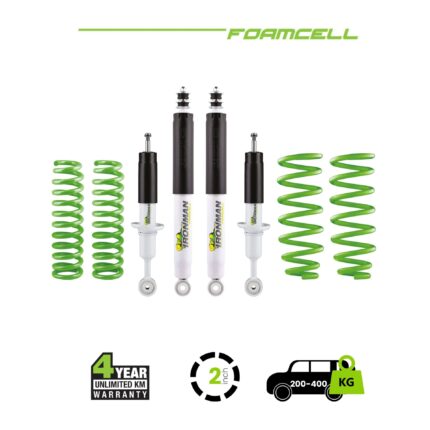 Prado 150 2 Inch Foam Cell Kit - 200-400 Rear Medium with Accessories