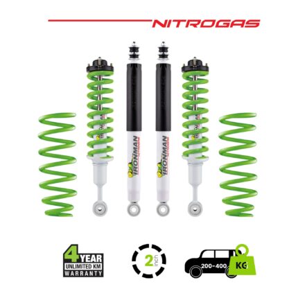 Prado 150  2 Inch Nitrogas Kit - 200-400 Rear Medium with Accessories