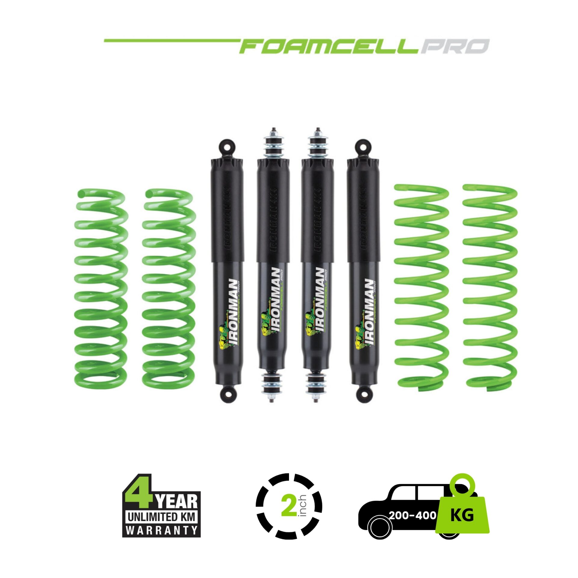 Y61-Foamcell-Pro-Suspension-Kit-200-400-1 Y61 Foam Cell Pro Suspension Kit - 200-400 Heavy - Image 1