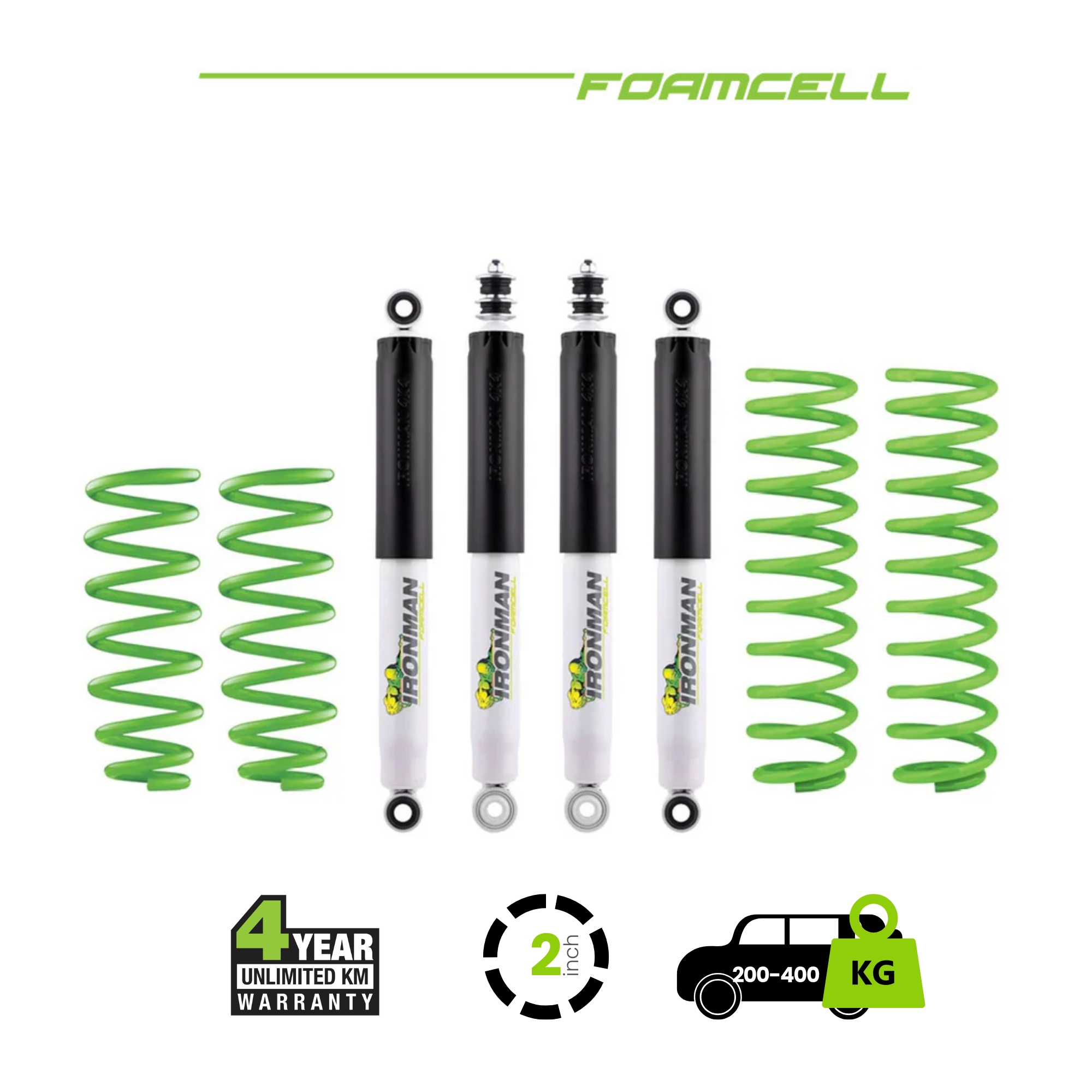 Y61-Foamcell-Suspension-Kit-200-400 Y61 Foam Cell Suspension Kit - 200-400 Heavy - Image 1