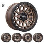 LC71/LC76/LC78/LC79 (16X9) 5x MATT BLACK BRONZE ASSAULT WHEELS (6/139) -12 / -59 OFFSET