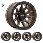 LC71/LC76/LC78/LC79 (17X9) RAID 5 MATT BRONZE 5x ALLOY WHEELS (5/150) -12 / -59LC71/LC76/LC78/LC79 (17X9) 5x MATT BLACK BRONZE ASSAULT WHEELS (6/139)