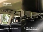 Light Cargo & Pet Barrier to suit Nissan Patrol Y62 - Image 6