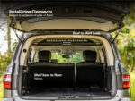 Standalone Rear Roof Shelf to suit Nissan Patrol Y62 [Large Side Molle Panels] - Image 4